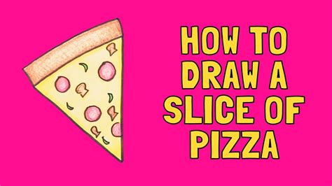 How To Draw A Slice Of Pizza YouTube