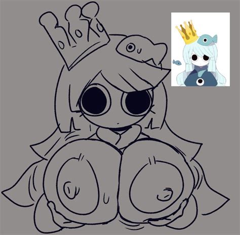 Rule 34 1girls Big Breasts Big Eyes Breast Squeeze Breasts Chibi Crown Female Female Focus