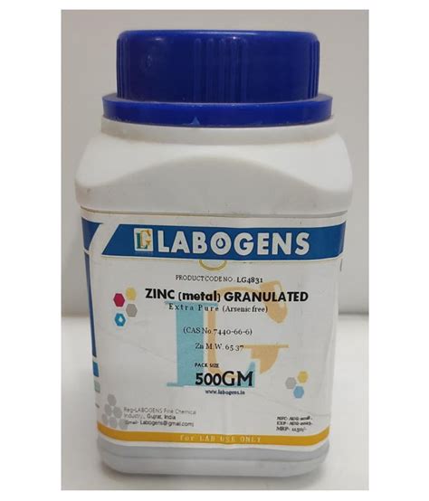 Labogens Zinc Metal Granulated Extra Pure Gm Buy Online At Best