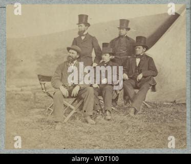 Group At Headquarters Of The Army Of The Potomac Antietam October