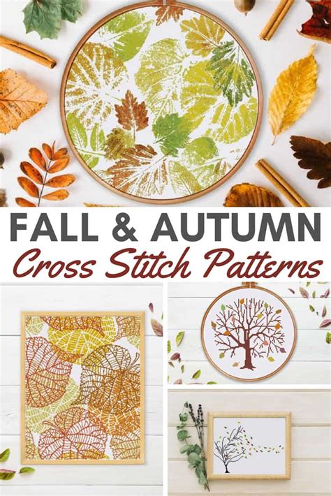 Cross Stitch Patterns: 12 Fun Picks for Fall and Autumn