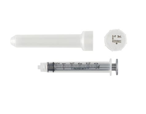 Monoject™ Luer Lock Tip Syringe Rigid Pack 3ml Sterile 100ea 1000