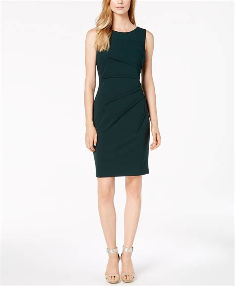 Calvin Klein Petite Starburst Sheath Dress Macys Sleeveless Sheath