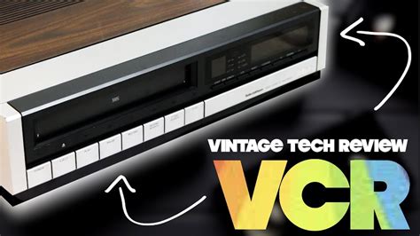 Vcr Video Cassette Recorder In 2020 Vintage Tech Review Youtube