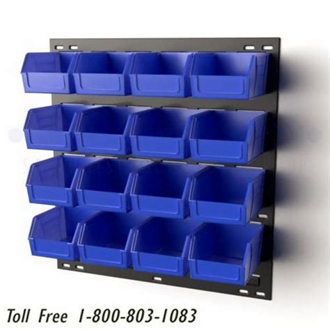 Extra Large Plastic Stacking Bins Wall Panel Shelves Hanging Bulky