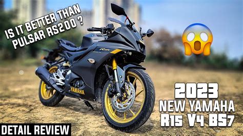 New Yamaha R15 V40 Bs7 Detail Review 😍 Is It Better Than Pulsar Rs200