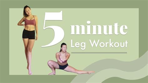 5 Minute Intense Slim Thigh Workout So Short But Your Legs Will Burn