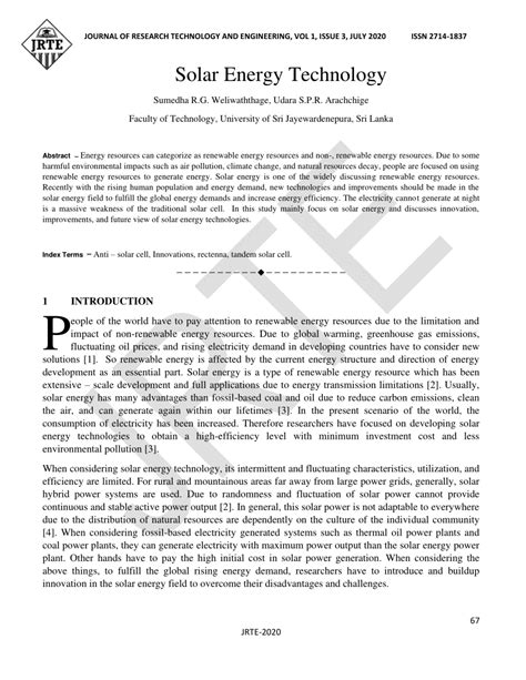 Solar Energy Information Pdf