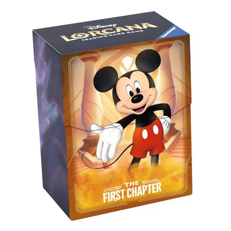 Disney Lorcana The First Chapter Tcg Deck Box Mickey Mouse