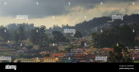 Beautiful Ooty Hill Station In The Morning Located On Nilgiri