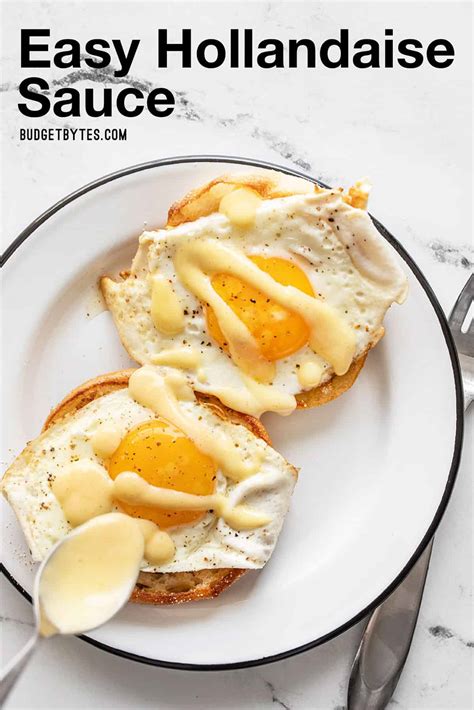 Easy Hollandaise Sauce Recipe Budget Bytes