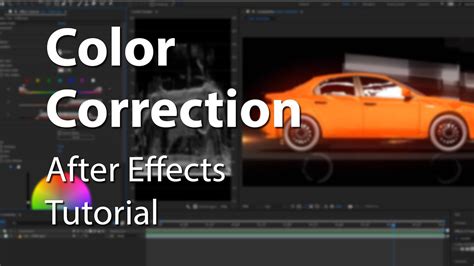 Color Correction In After Effects Tutorial Youtube