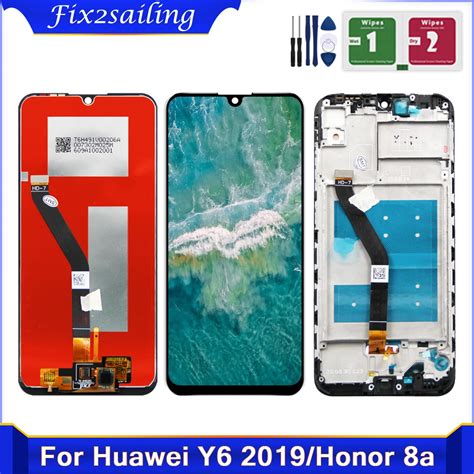 6 09 Display For Huawei Y6 2019 Lcd Touch Screen Digitizer Assembly For