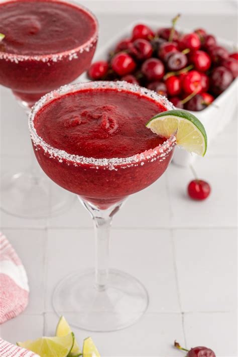 Cool Off With Frozen Cherry Margaritas Easy Recipes From Home