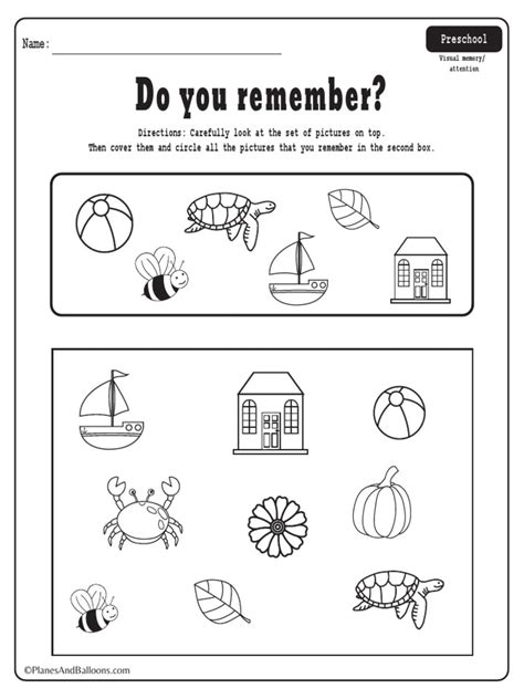 Printable Number Memory Game Worksheet Twisty Noodle Worksheets Library