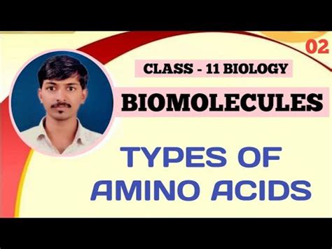 NEET TYPES OF AMINO ACIDS 20 AMINO ACIDS NEET BIOLOGY CLASSES