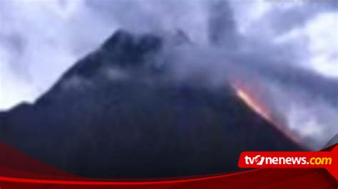 Dalam 6 Jam Gunung Merapi Luncurkan 23 Guguran Lava Pijar Ke Arah Kali