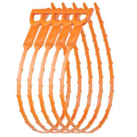 Zulay Kitchen Simple Craft 20-Inch Plumbing Snake Drain Clog Remover - 5 Pack - Orange, 5 - Kroger