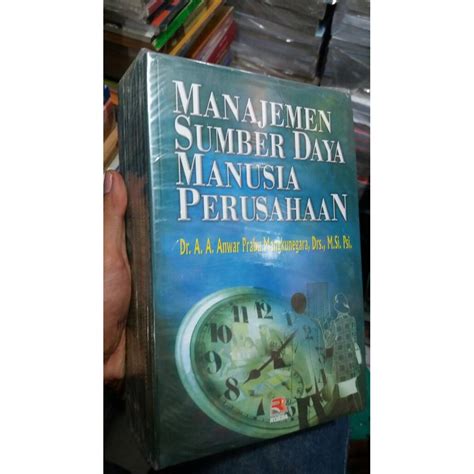 Jual Manajemen Sumber Daya Manusia Perusahaan By Anwar Prabu