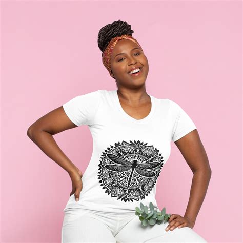 Intricate Circular Dragonfly Mandala Svg Png Dxf Pdf Jpg Insect SVG