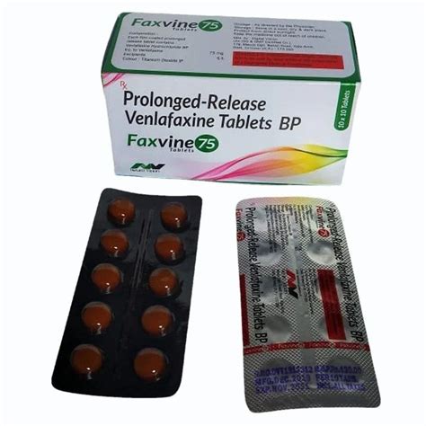 Venlafaxine 75 Mg Tablets At 950 Box Venlafaxine Tablet In