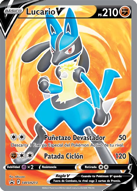 Lucario V SWSH Promo 213 TCG WikiDex la enciclopedia Pokémon