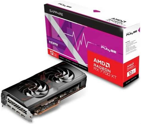 Sapphire Pulse Radeon Rx 7700 Xt 2xhdmi 2xdp 12gb • Pris