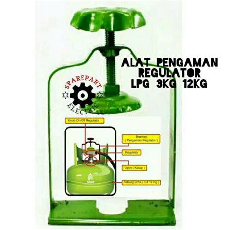 Jual PENGAMAN PENGENCANG PENGUNCI REGULATOR TABUNG GAS LPG 12KG 3KG 5