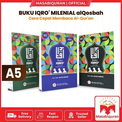 Jual Buku Iqro Milenial Besar Disertai Latin Full Color Cara Cepat