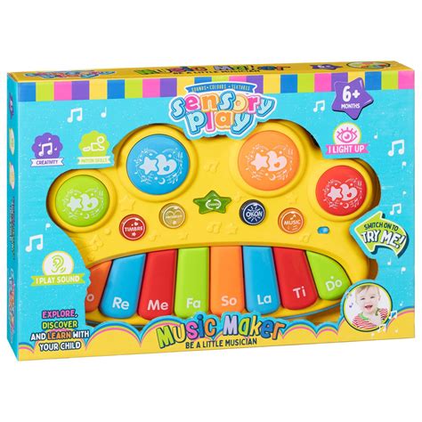 Sensory Play Music Maker Yellow Baby And Toddler Toys Bandm