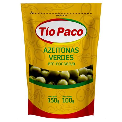 Azeitona Verde Doypack Tio Paco Sach Caixa X G Dia Distribui O