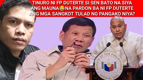 FP DUTERTE NAG HUHUGAS KAMAY NABA BATO IKAW NA ANG MAUNA NA PARDON BA