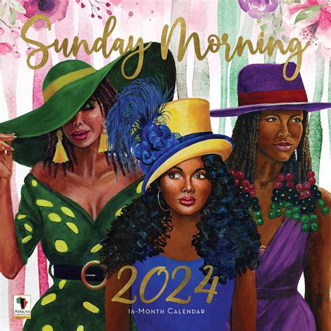 African American Expressions 2024 Wall Calendars Monthly Calendars