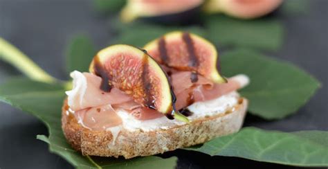 Fig Goat Cheese And Prosciutto Crudo Canape’ Mad And Delicacy