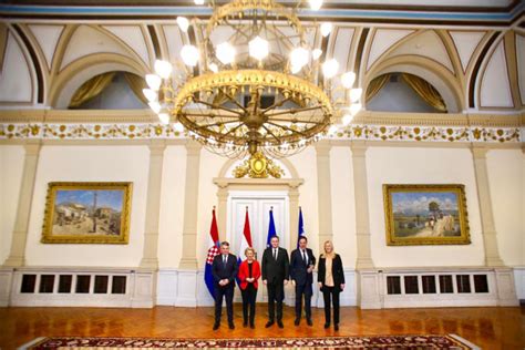 EUROPSKI SUSRET Von Der Leyen I Nizozemski Premijer Rutte Stigli U