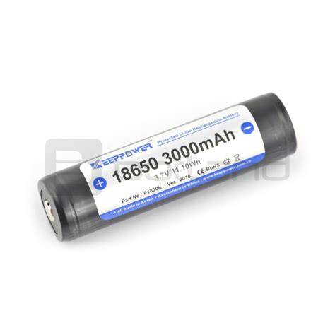 Ogniwo 18650 Li Ion KeepPower 3000mAh z Sklep dla robotyków