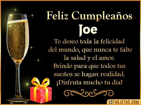 Feliz Cumplea Os Joe Im Genes Tarjetas Y Mensajes