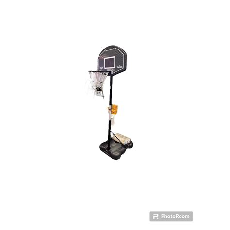 Spalding Eco Composite 32 In Telescoping Portable Basketball Hoop