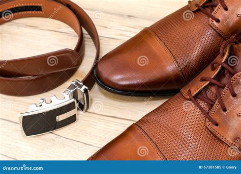 Leather Shoes And Belt Stock Image Image Of Beauty Closeup 67381585