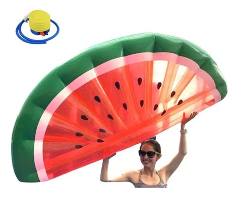 Flotador Sandia Inflable Salvavidas Gigante Para Alberca Meses Sin