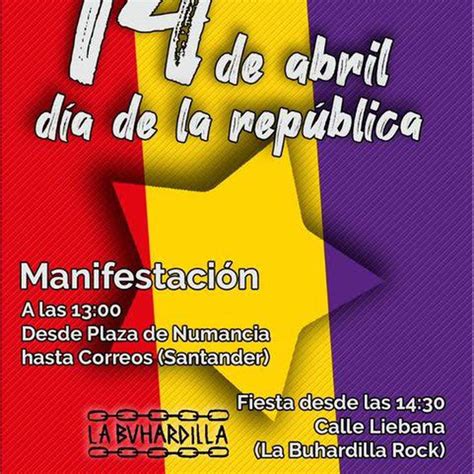 Una Manifestación Recorrerá Santander Por El Aniversario De La Proclamación De La Ii República