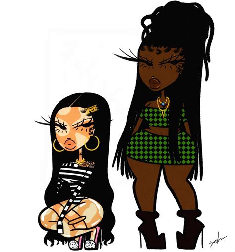 Dope Cartoon Art Black Girl Cartoon Girls Cartoon Art Cartoon Pics