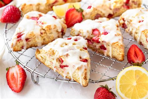 Strawberry Lemonade Scones The Cozy Apron