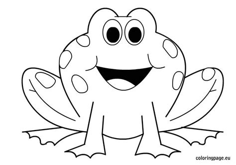 Free Coloring Pages Of Frogs