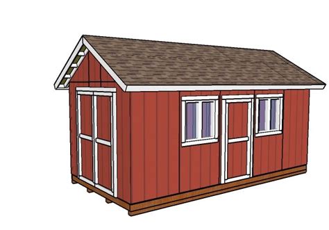 10x20 Shed Plans | MyOutdoorPlans | Free Woodworking Plans and Projects ...