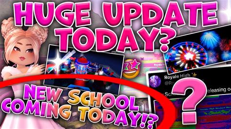 Royale High Update Today New School Campus 3 Releasing New Updated Realm Release Date Summer