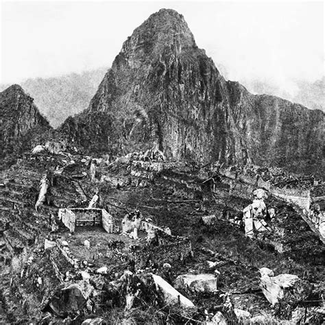 The first photograph of Machu Picchu upon its discovery by American ...