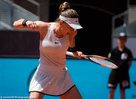 Simona Halep Simona Halep Of Romania In Action At The Flickr