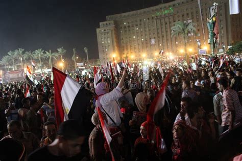 Tahrir square editorial photo. Image of tahrir, flag - 55437511