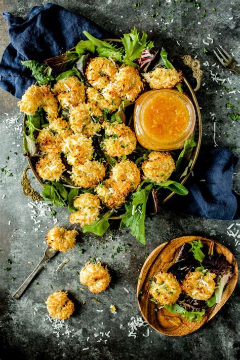 Oven Baked Coconut Shrimp With Horseradish Marmalade Baked Coconut